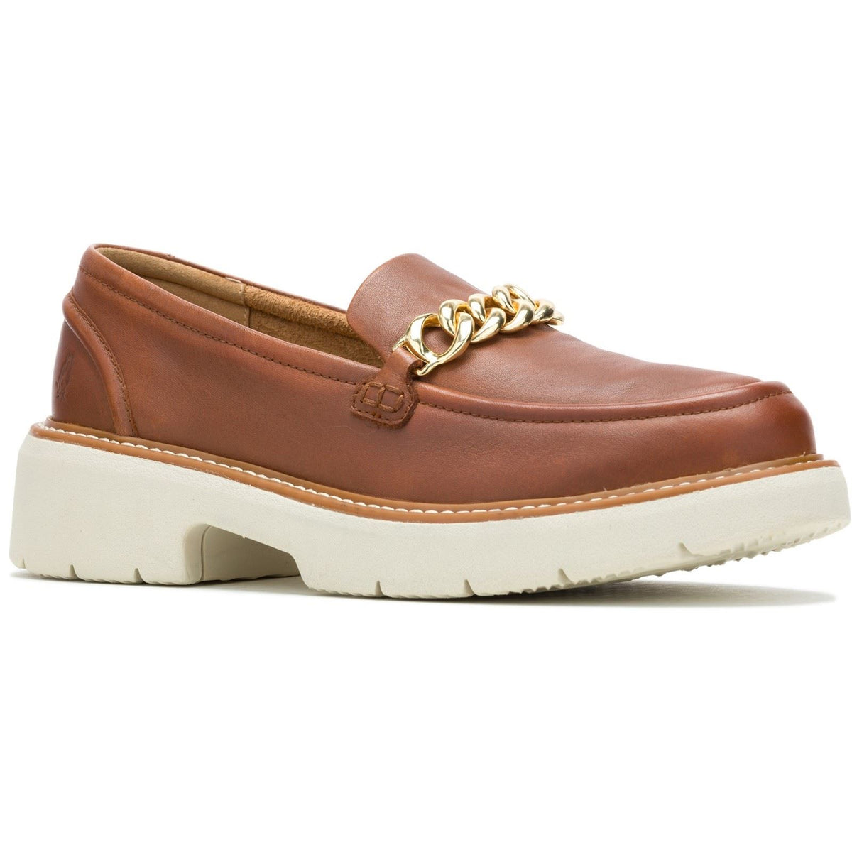 Hush Puppies Jodie Leather Women's Cognac Loafers