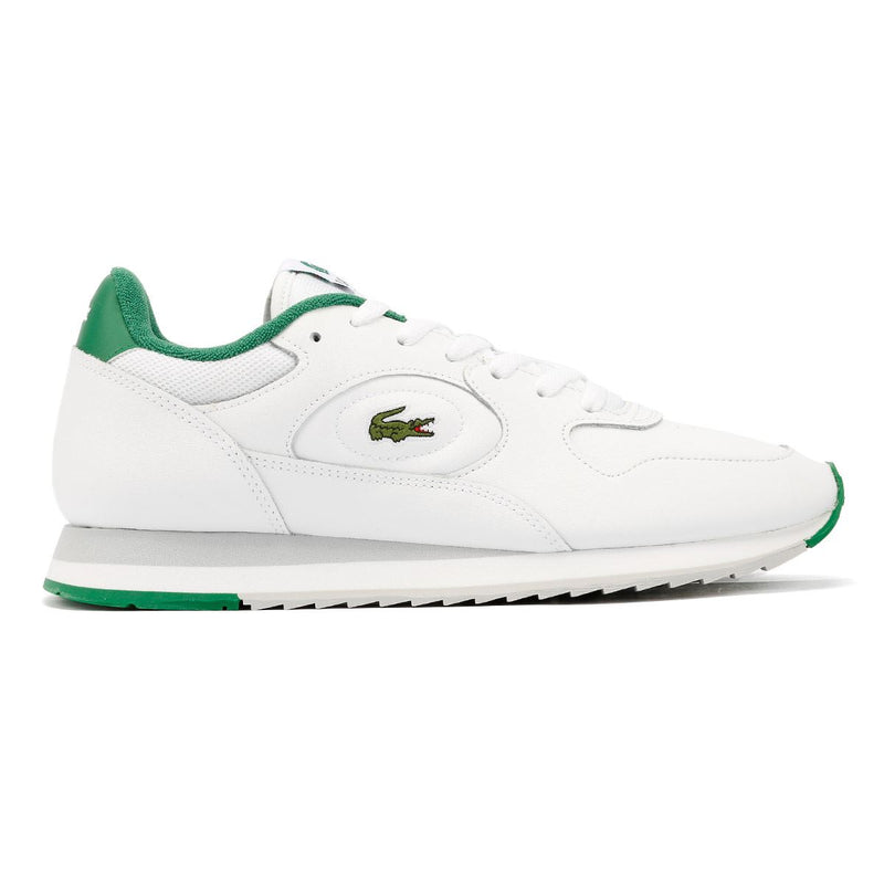 Lacoste Linetrack Leather Men's White/Green Trainers