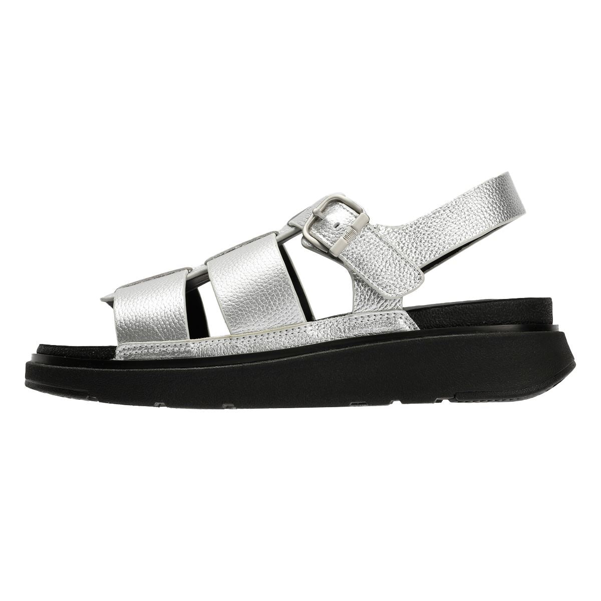 FitFlop GEN-FF Leather Women's Silver Sandals