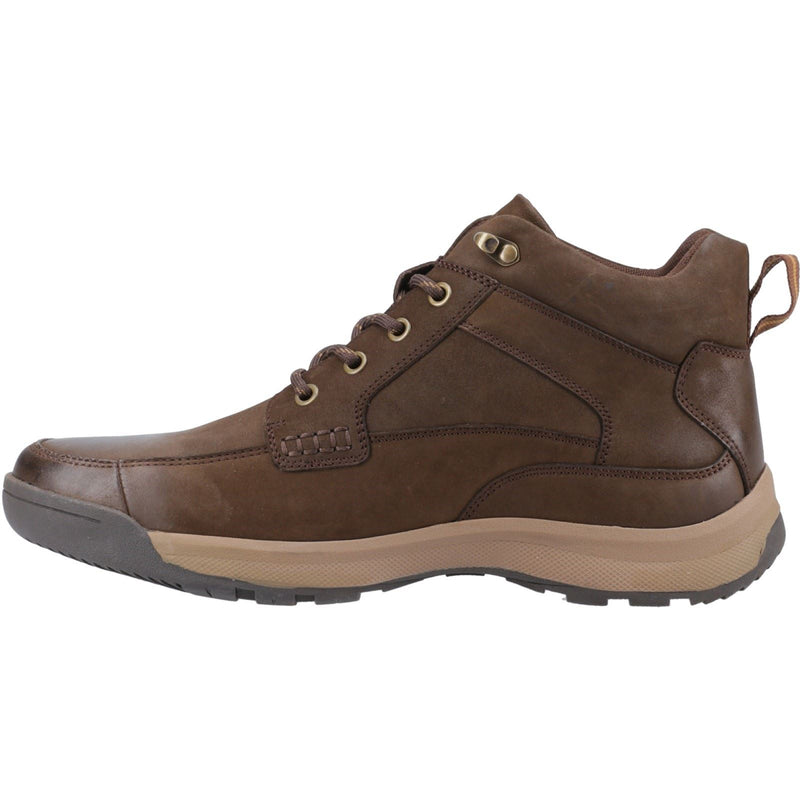 Hush Puppies Vernon Leather Men's Brown Ankle Boots