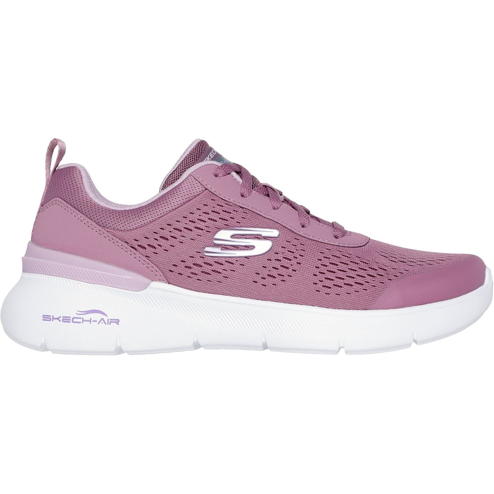 Skechers Skech-Air Dynamight 2.0 New Heights Textile Women's Mauve Trainers