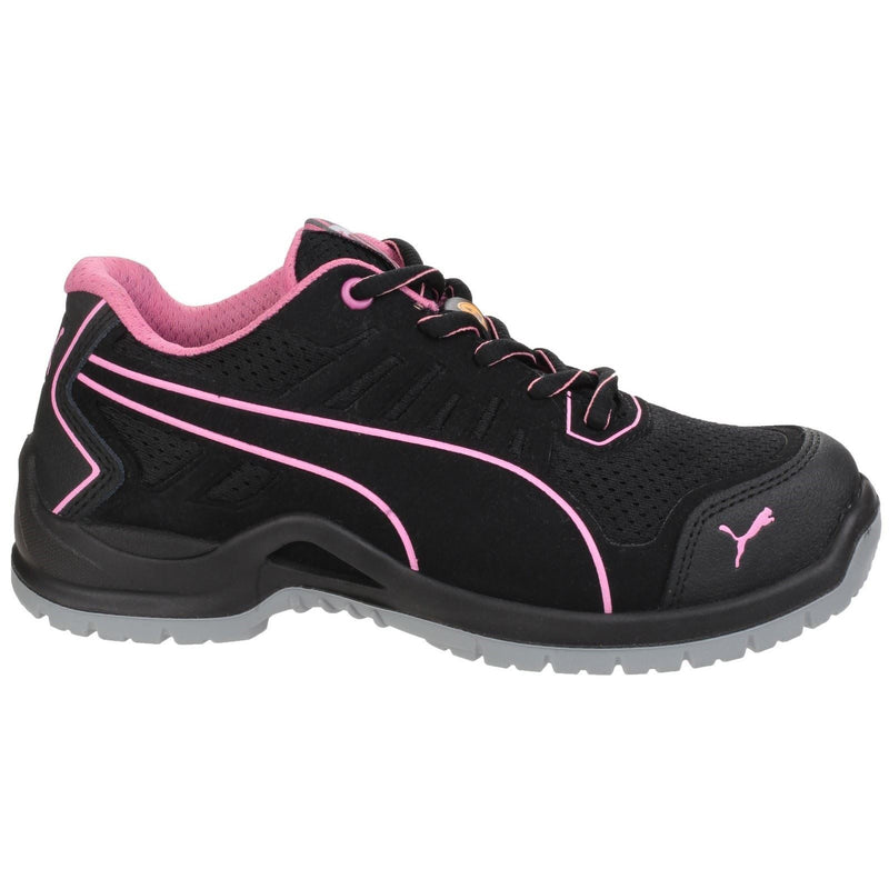 Puma Safety Fuse Tech Textile Women's Black Safety Trainers