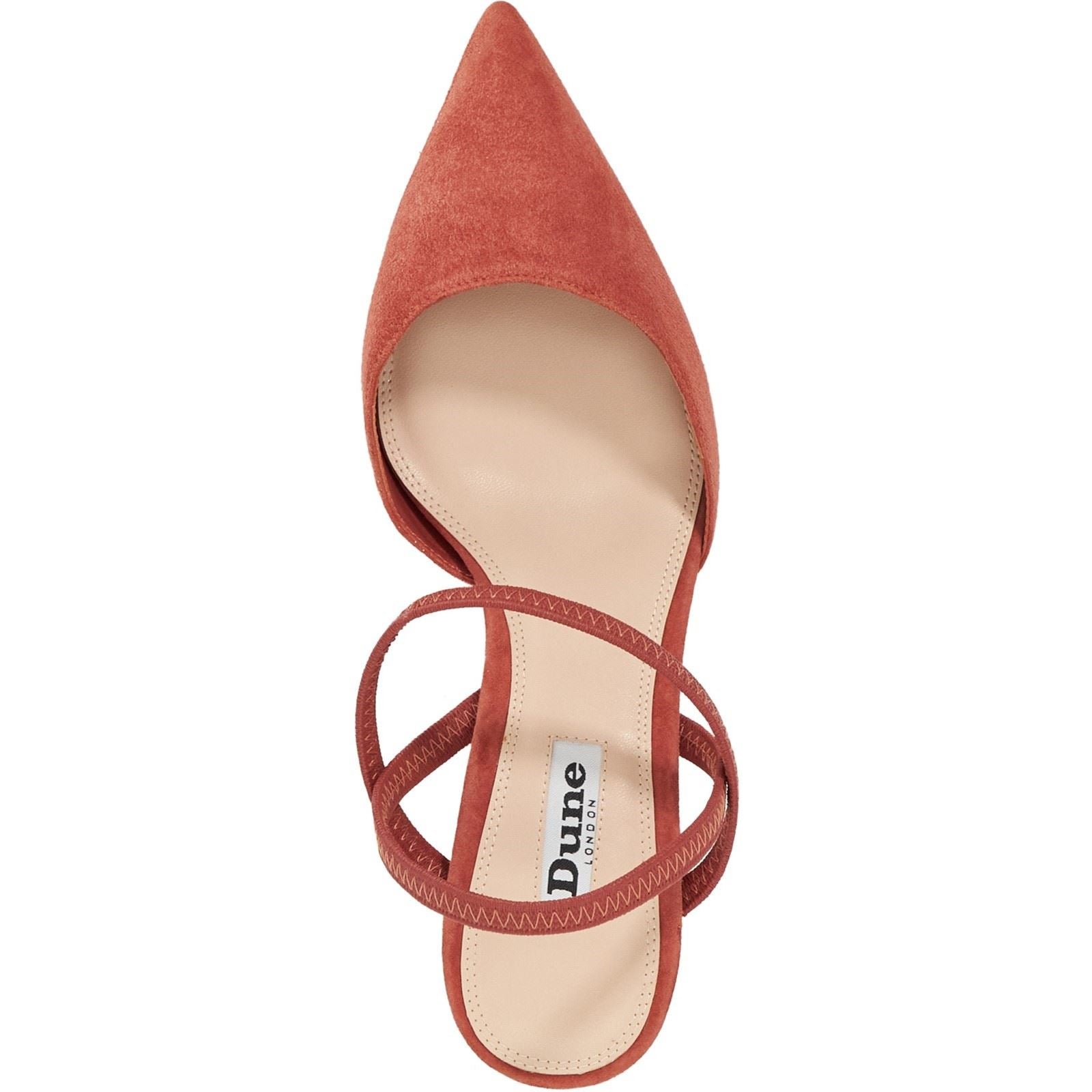 Dune Classical Leather Women's Coral Heels