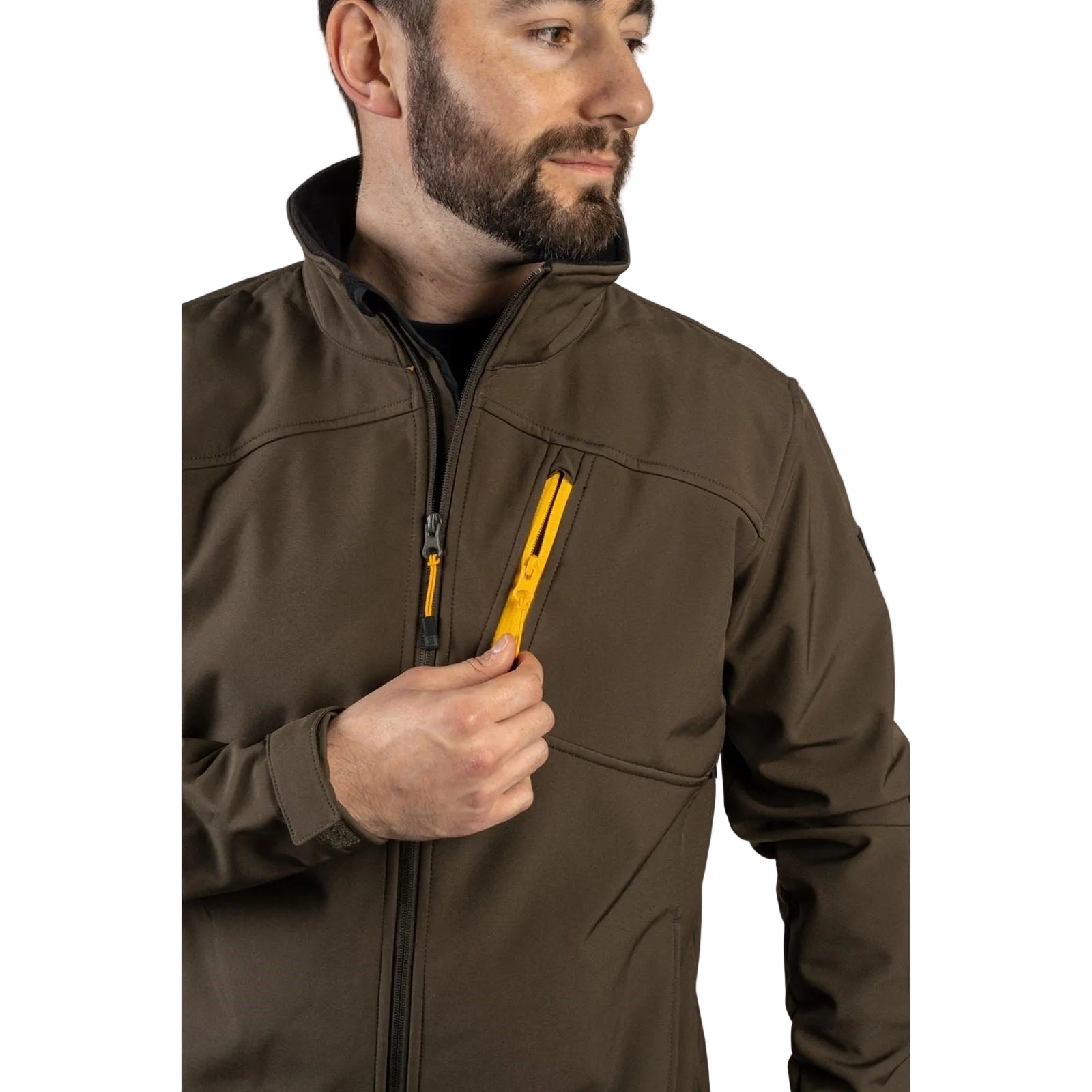 Caterpillar Essentials Shell Men's Moss Softshell Jacket