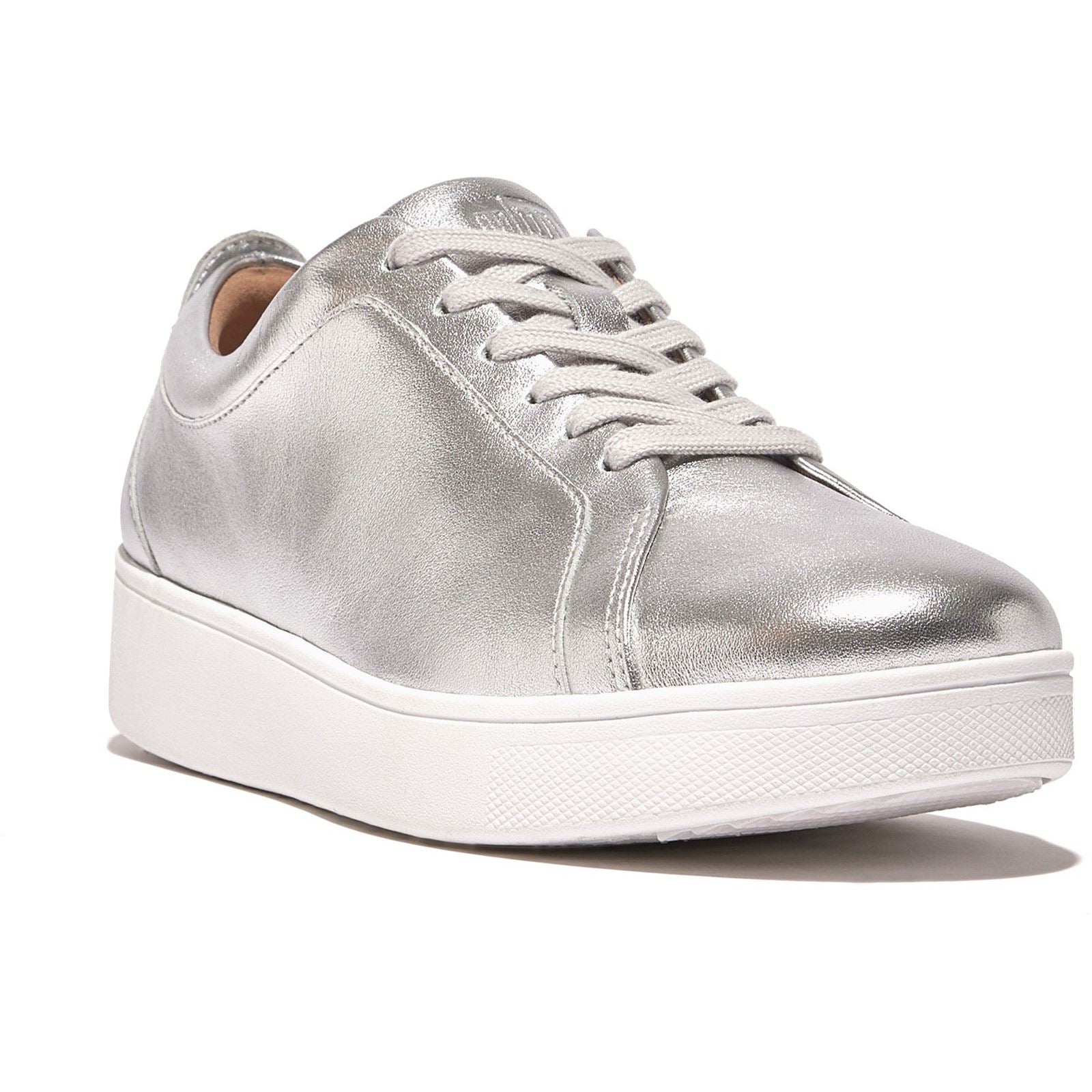 Fitflop Rally Sneakers Leather Women's Silver Trainers