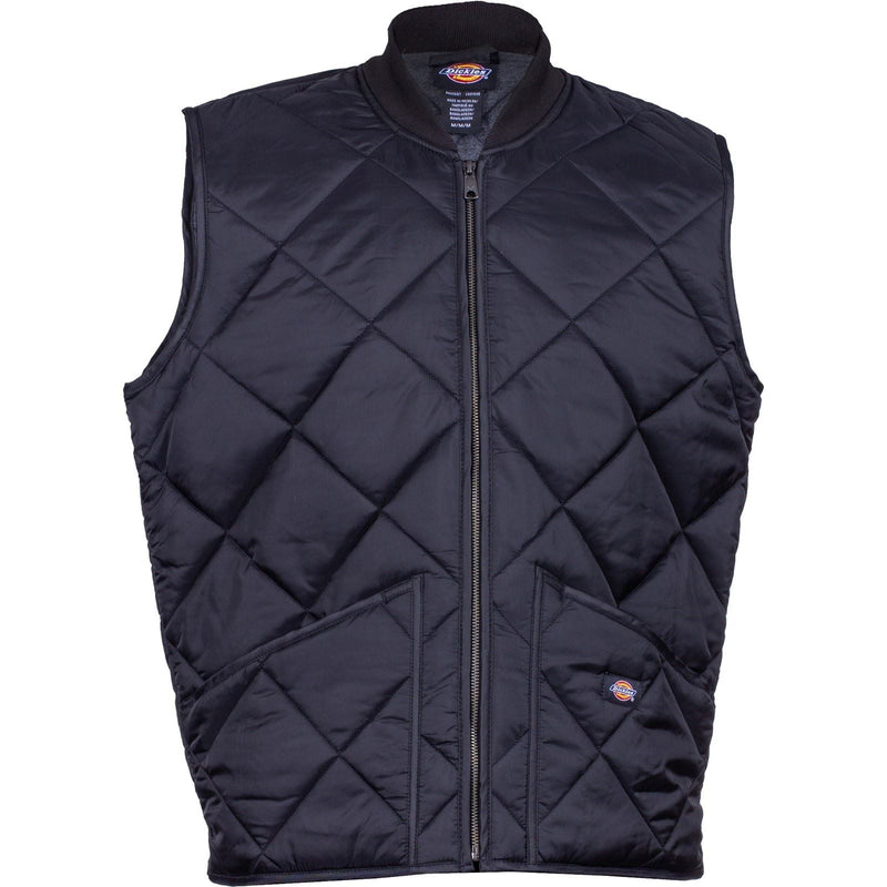 Dickies Diamond Quilted Vest Men's Black Gilets