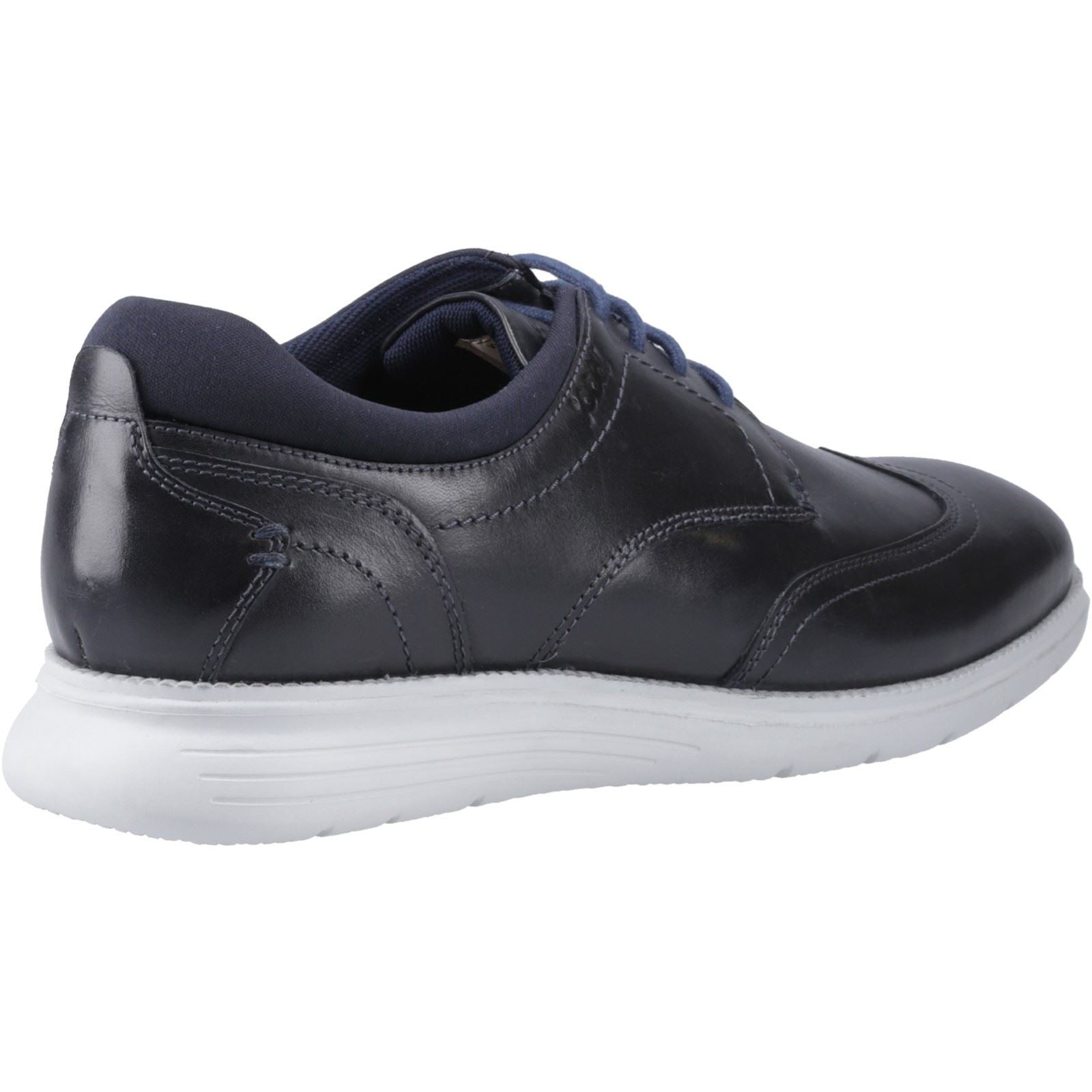 Pod Vantage Leather Men's Navy Lace-Up Shoes