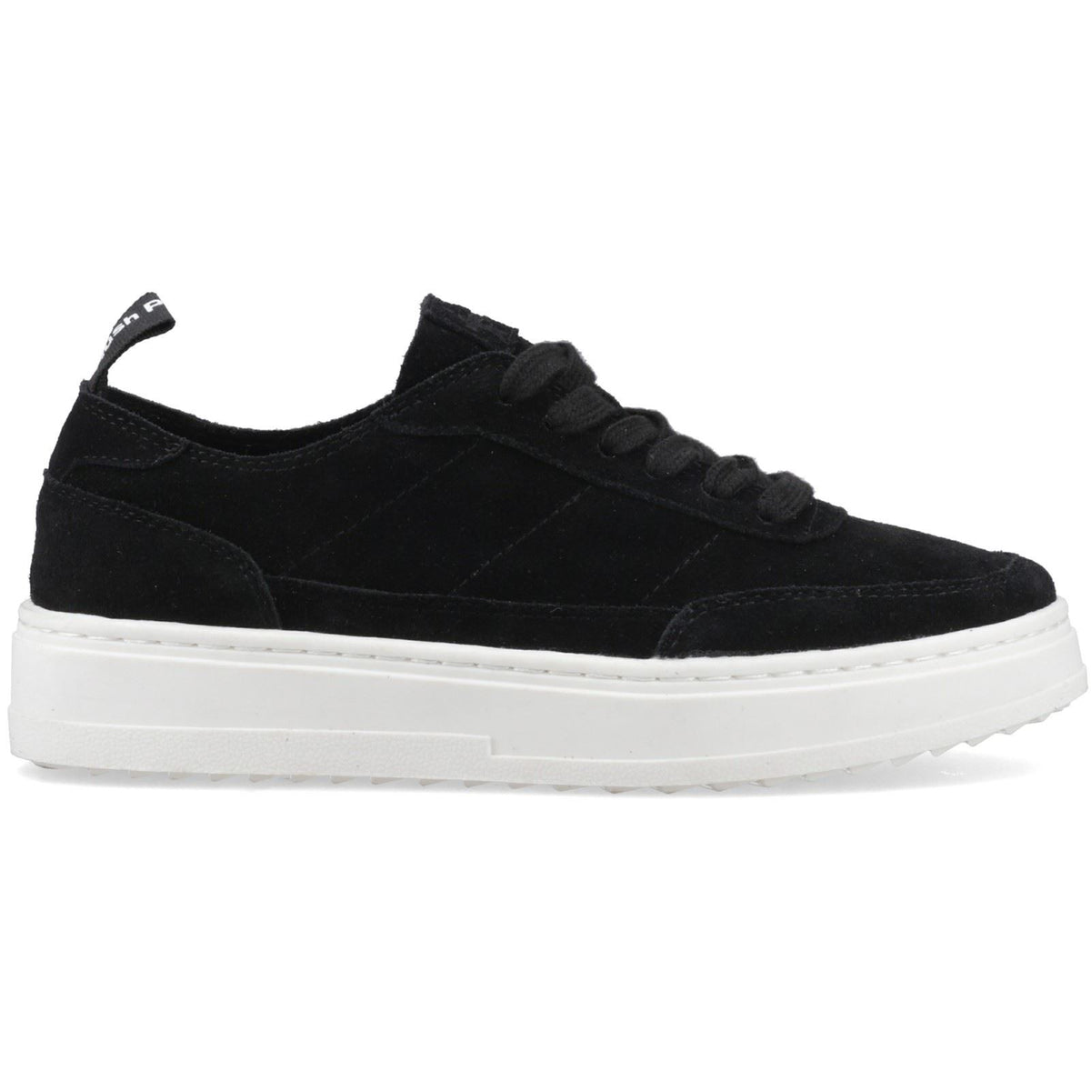 Hush Puppies Nesta Leather Women's Black Standard Trainers