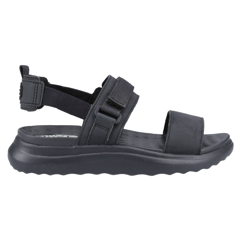 HEYDUDE Collins Mono Sport Textile Women's Black Sandals