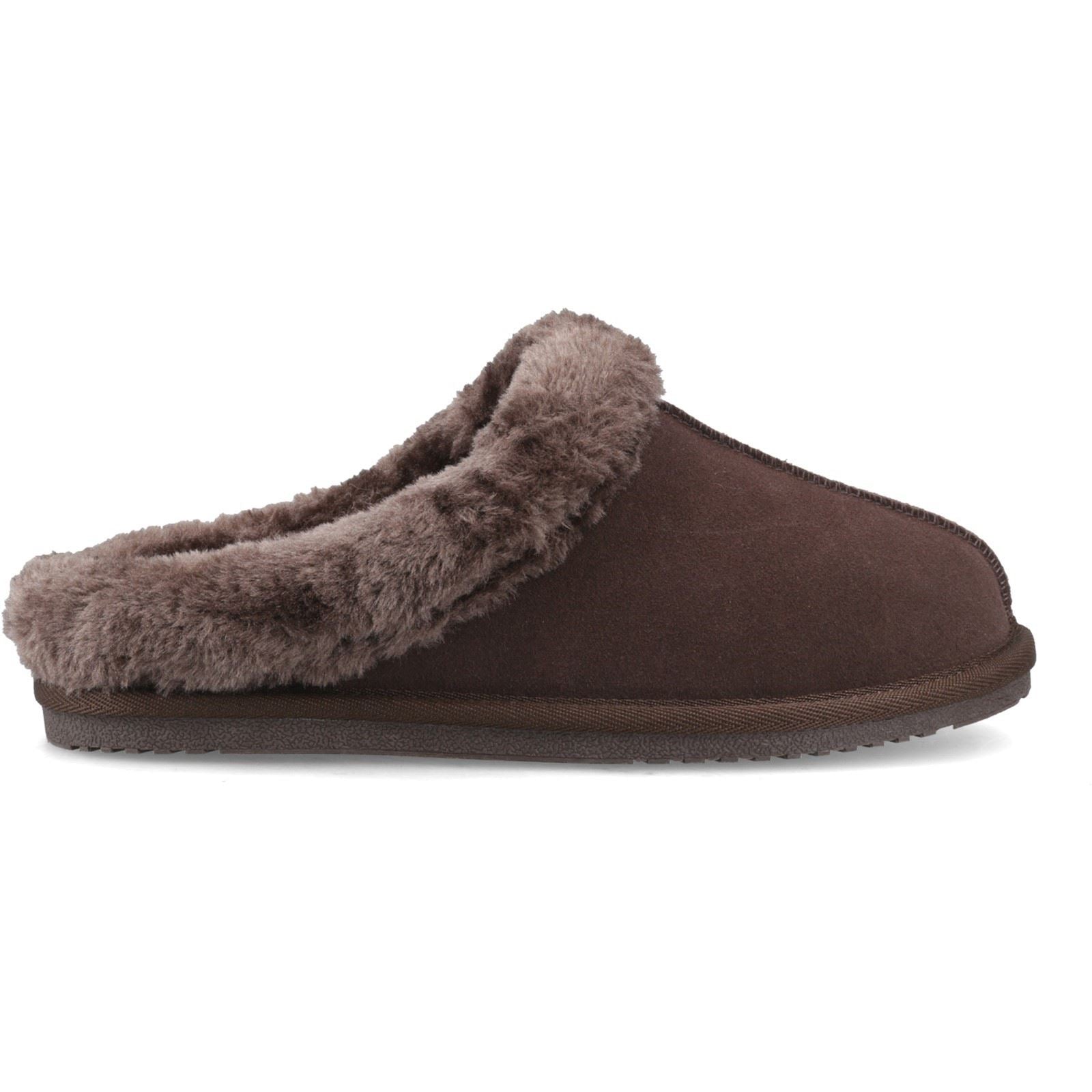 Hush Puppies Amara Suede Women's Chocolate Slippers