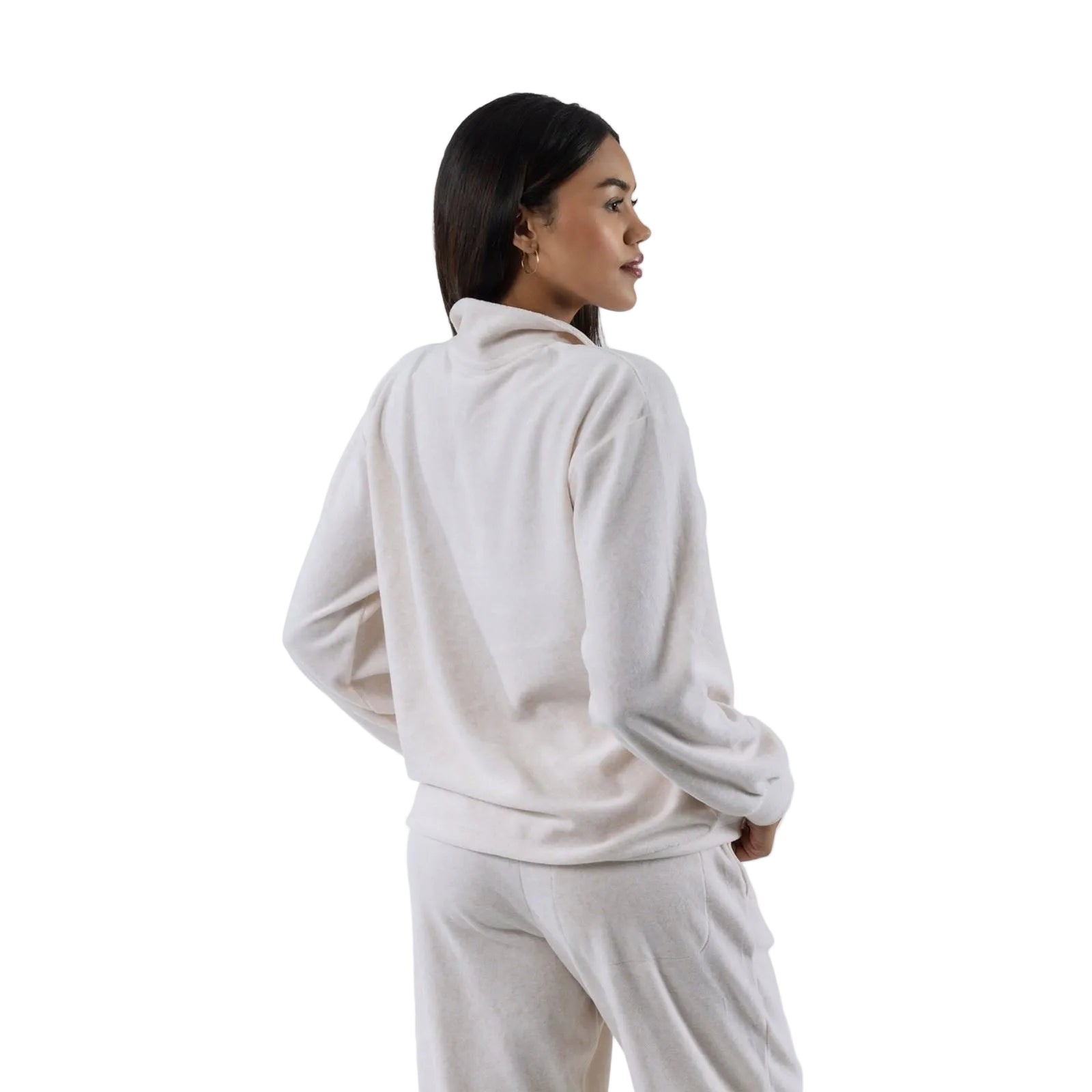 Juicy Couture Pete Gold Polyester Women's Cream Pullover