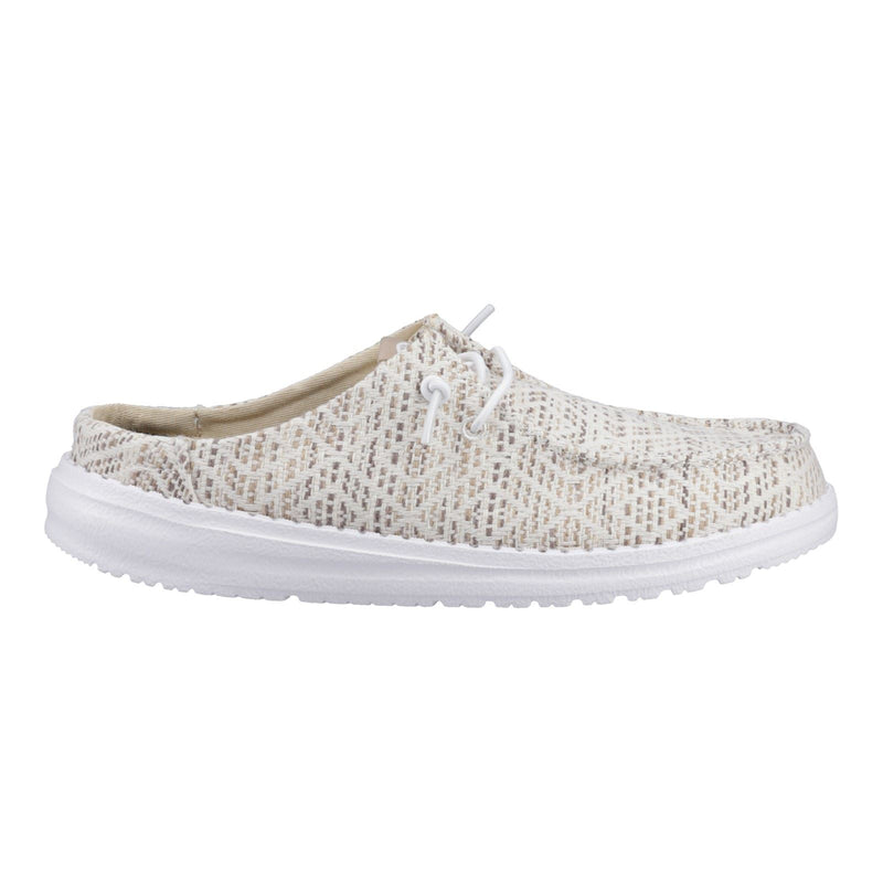 HEYDUDE Wendy Slip Surf Baja Synthetic Blend Women's Tan/Multi Mules