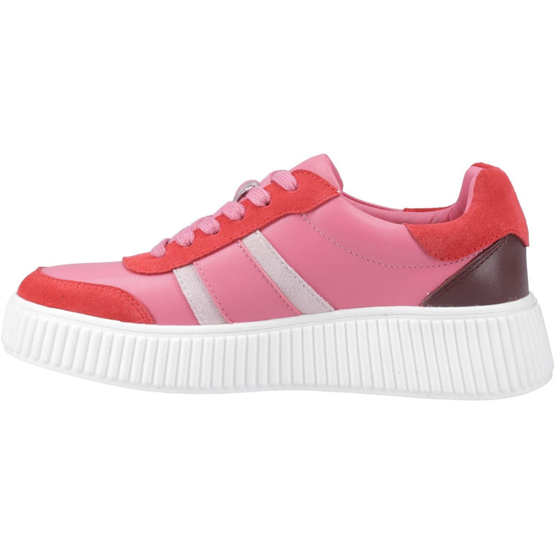 Hush Puppies Holly Suede Women's Fuchsia Trainers