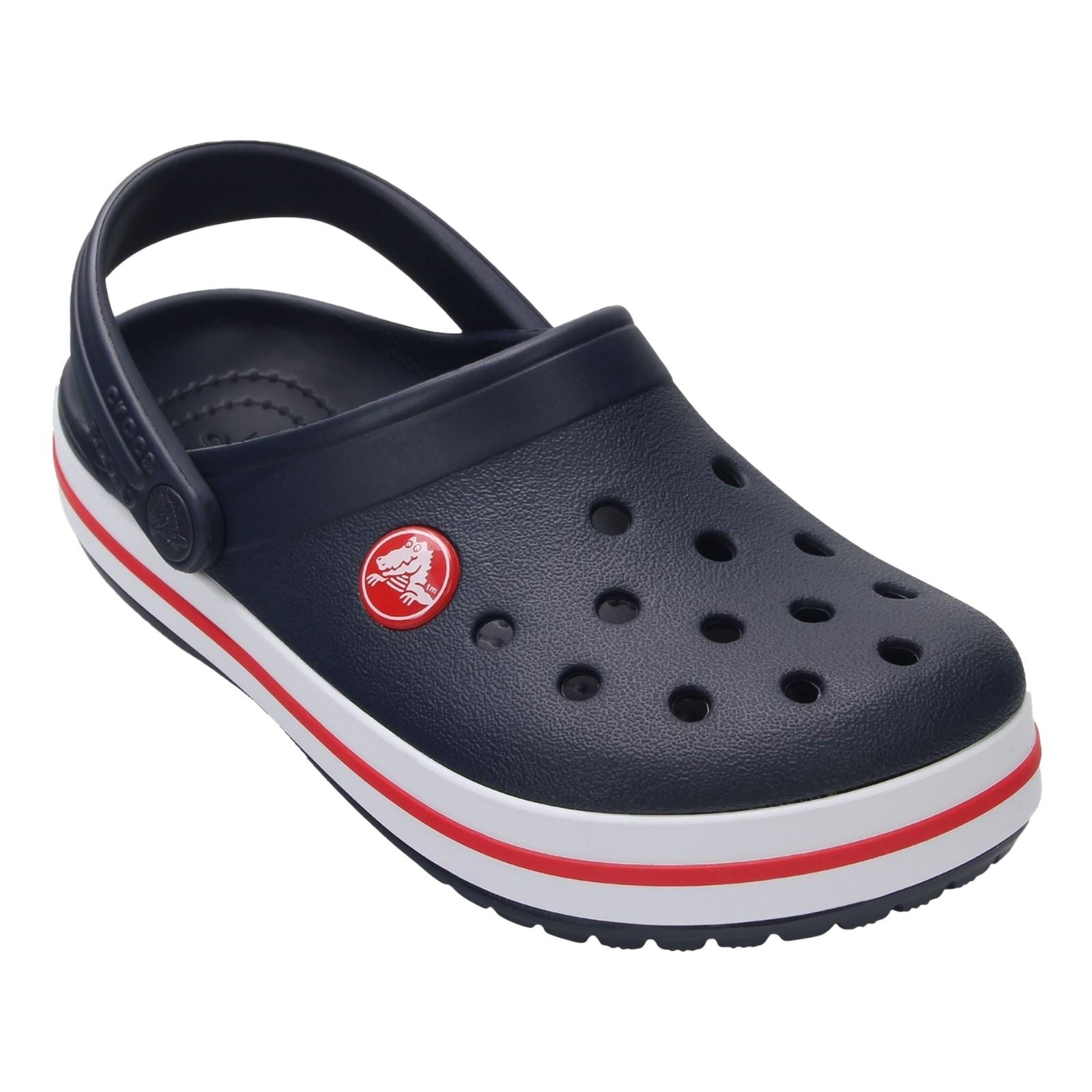 Crocs Crocband Synthetic Navy / Red Clogs