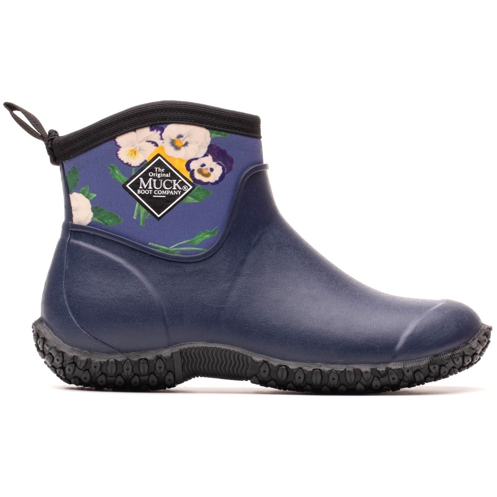 Muck Boots Muckster II Ankle Rubber Women's Navy Wellington Boots