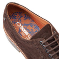 Base London Hatfield Leather Men's Burnt Brown Brogues Shoes
