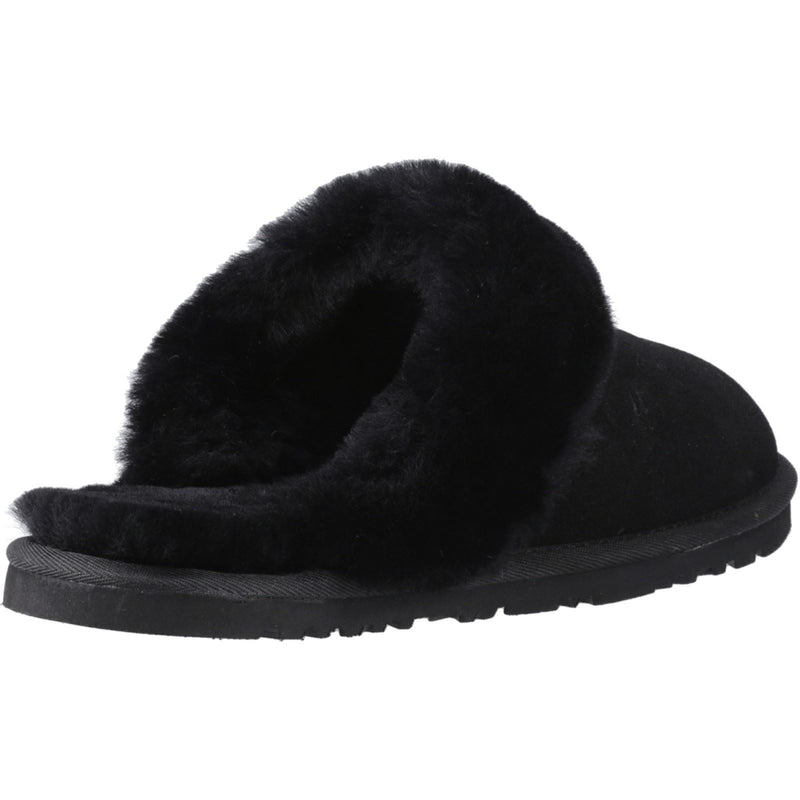 Hush Puppies Samantha Suede Women's Black Slippers