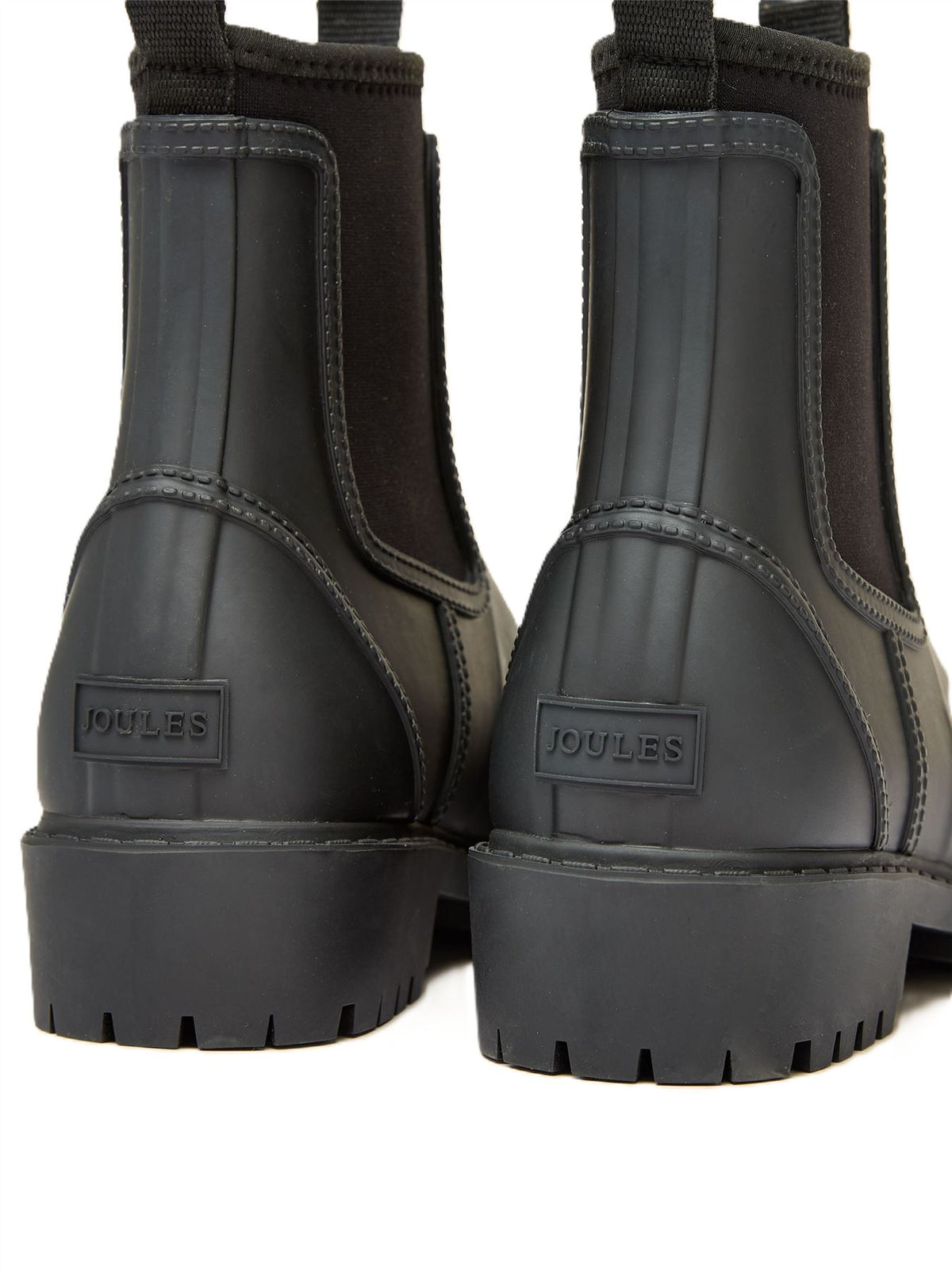 Joules Oakfield Rubber Women's Black Wellington Chelsea Boots