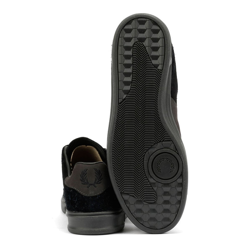 Fred Perry B4 Men's Black/Anchor Grey Trainers