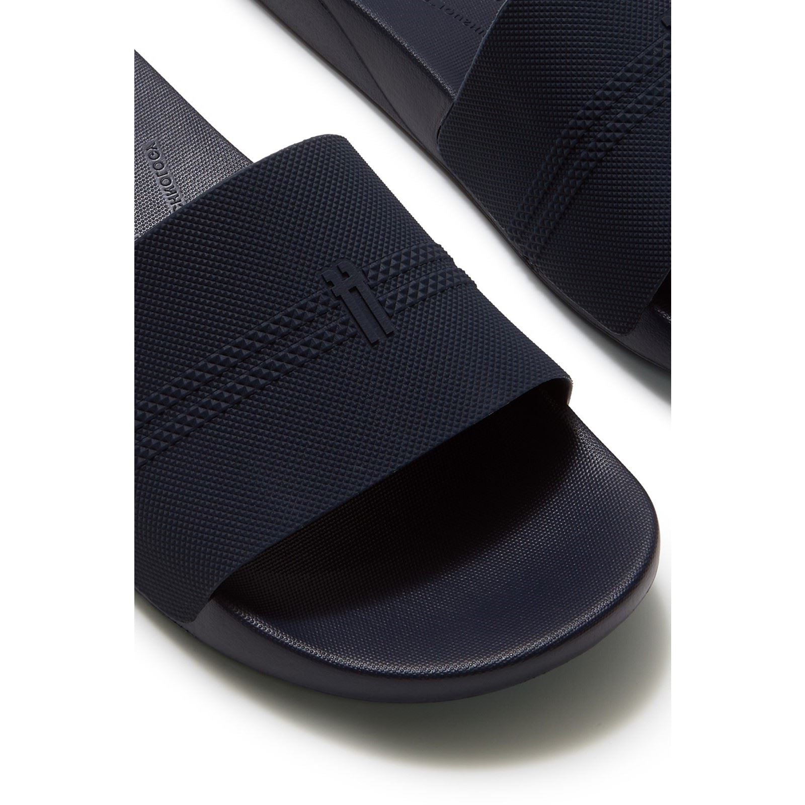 Fitflop iQushion Pool Polyurethane Men's Midnight Navy Slides