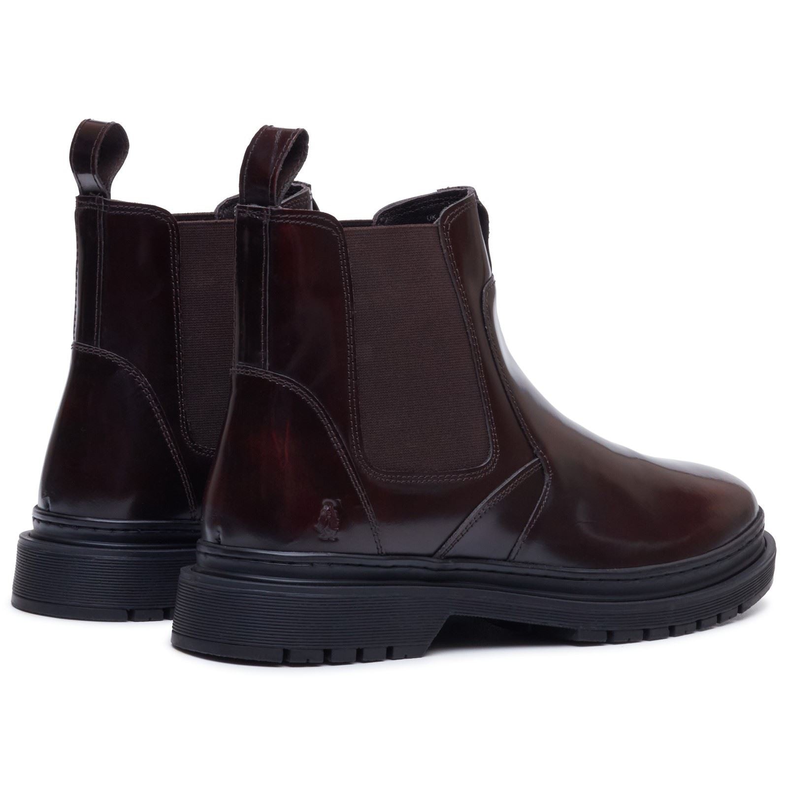 Hush Puppies Jamie Leather Men's Bordeaux Boots