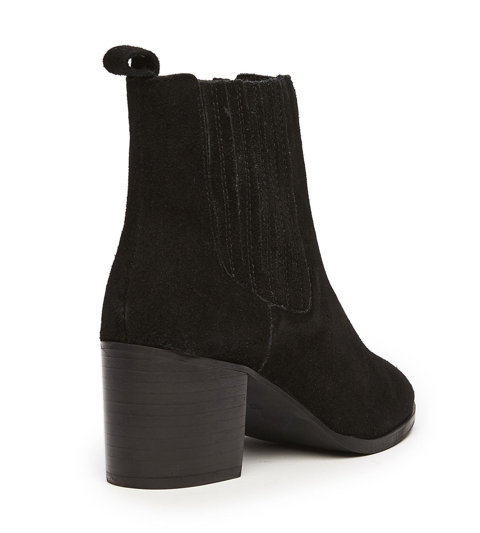 Osprey London The Naples Suede Women's Black Boots