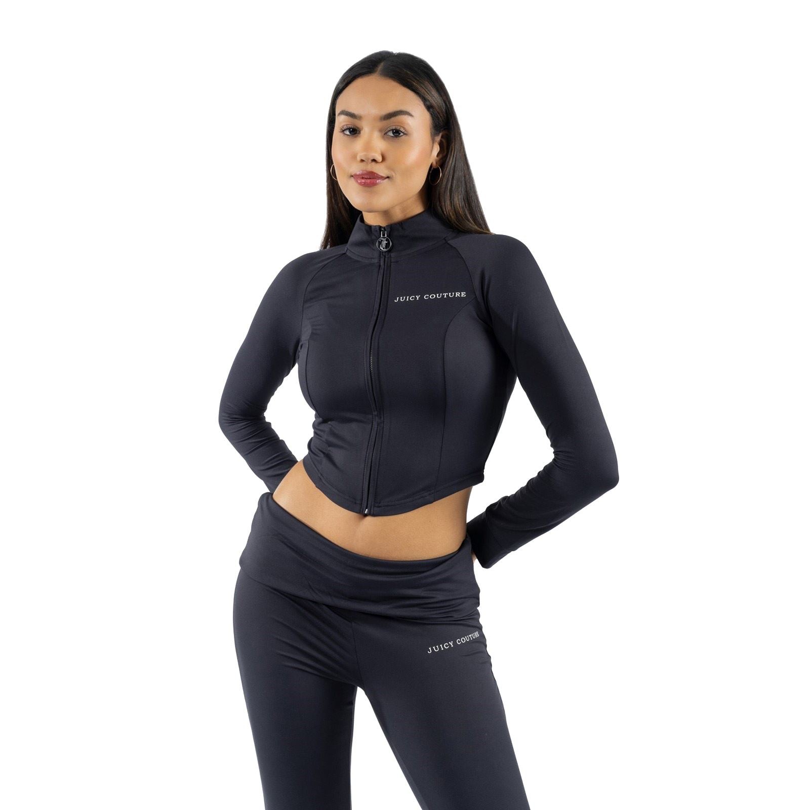 Juicy Couture Morgan Nylon Women's Black Sweatshirt