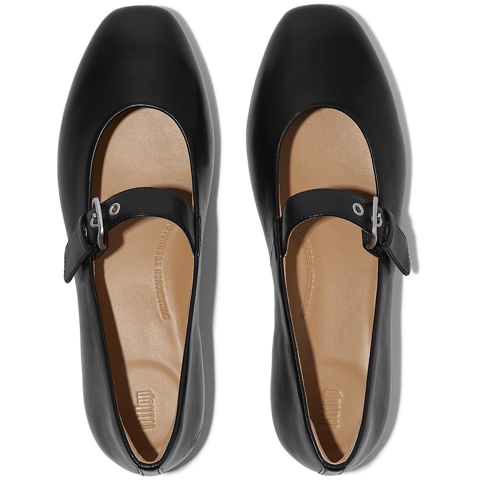 Fitflop Delicato Leather Women's All Black Narrow Fit Shoes