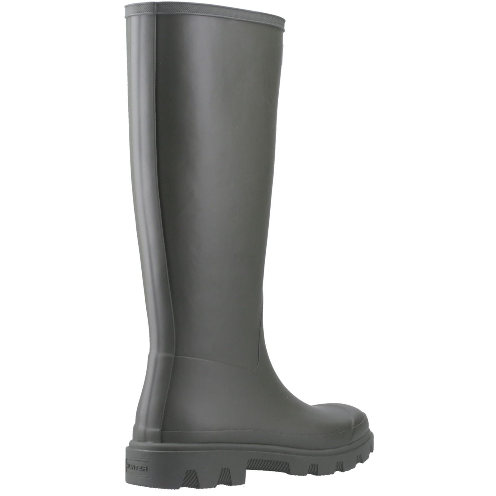 Hunter Downpour Tall Boot Rubber Men's Dark Olive Wellington Boots