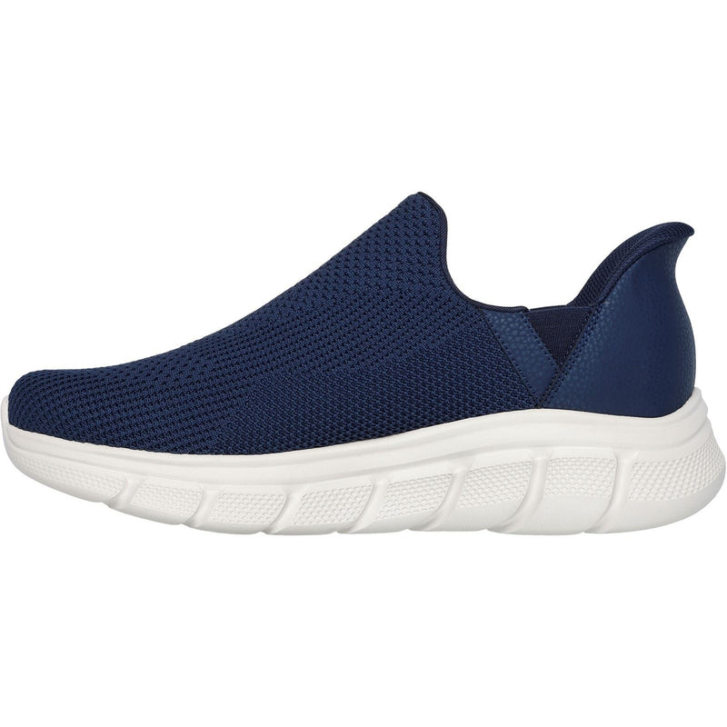 Skechers BOBS Sport B Flex Resilient Textile Men's Navy Trainers