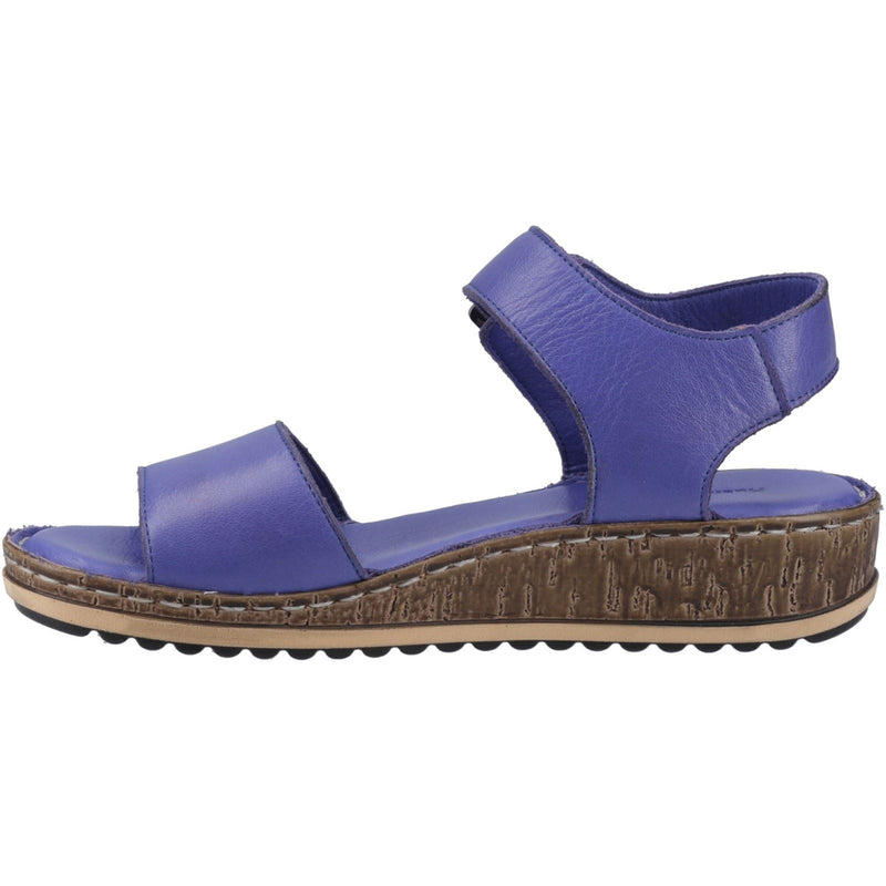 Hush Puppies Ellie Leather Women's Indigo Sandals