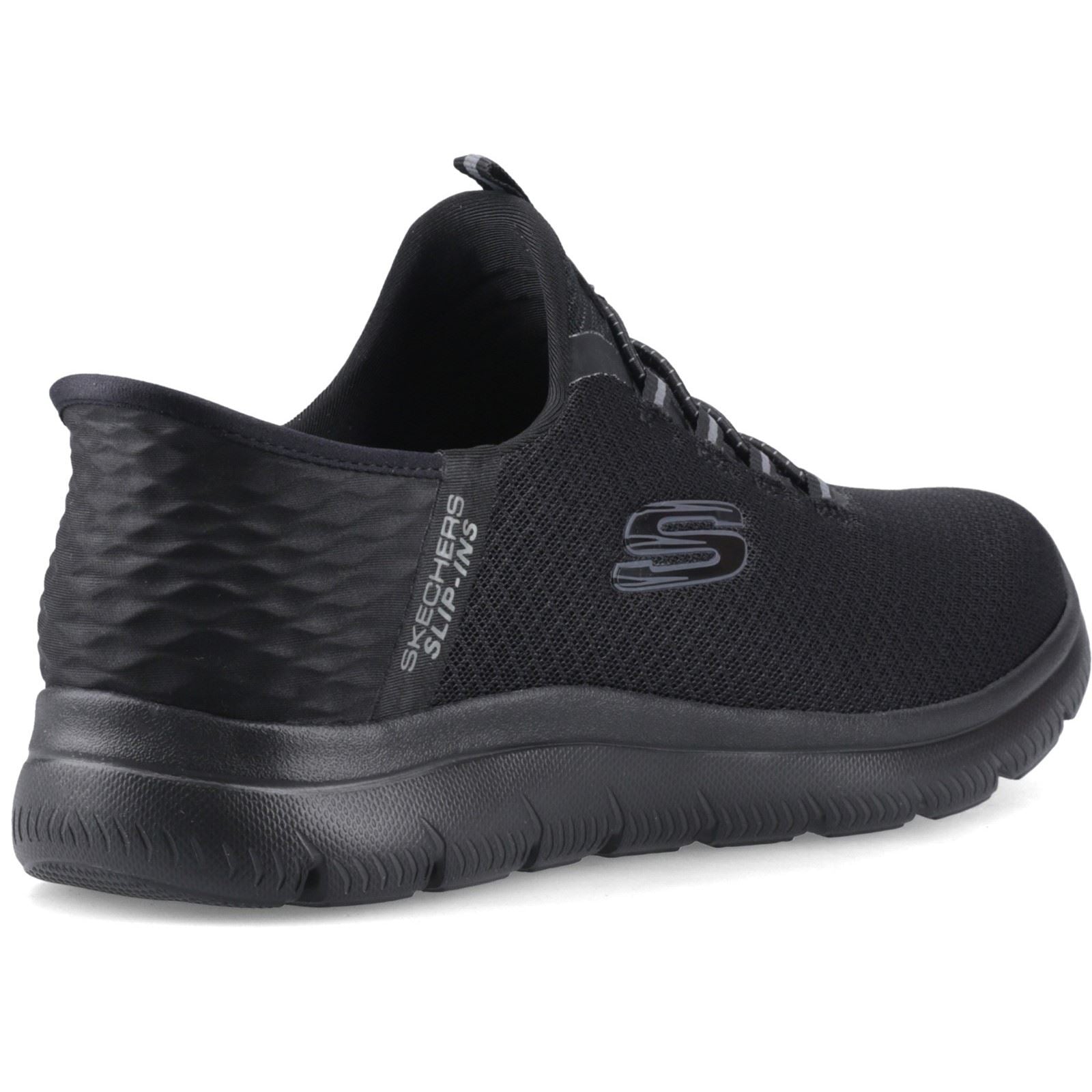 Skechers Summits - High Range Textile Men's Black Wide Trainers