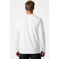 Helly Hansen Workwear Logo Longsleeve Cotton Men's White T-Shirt
