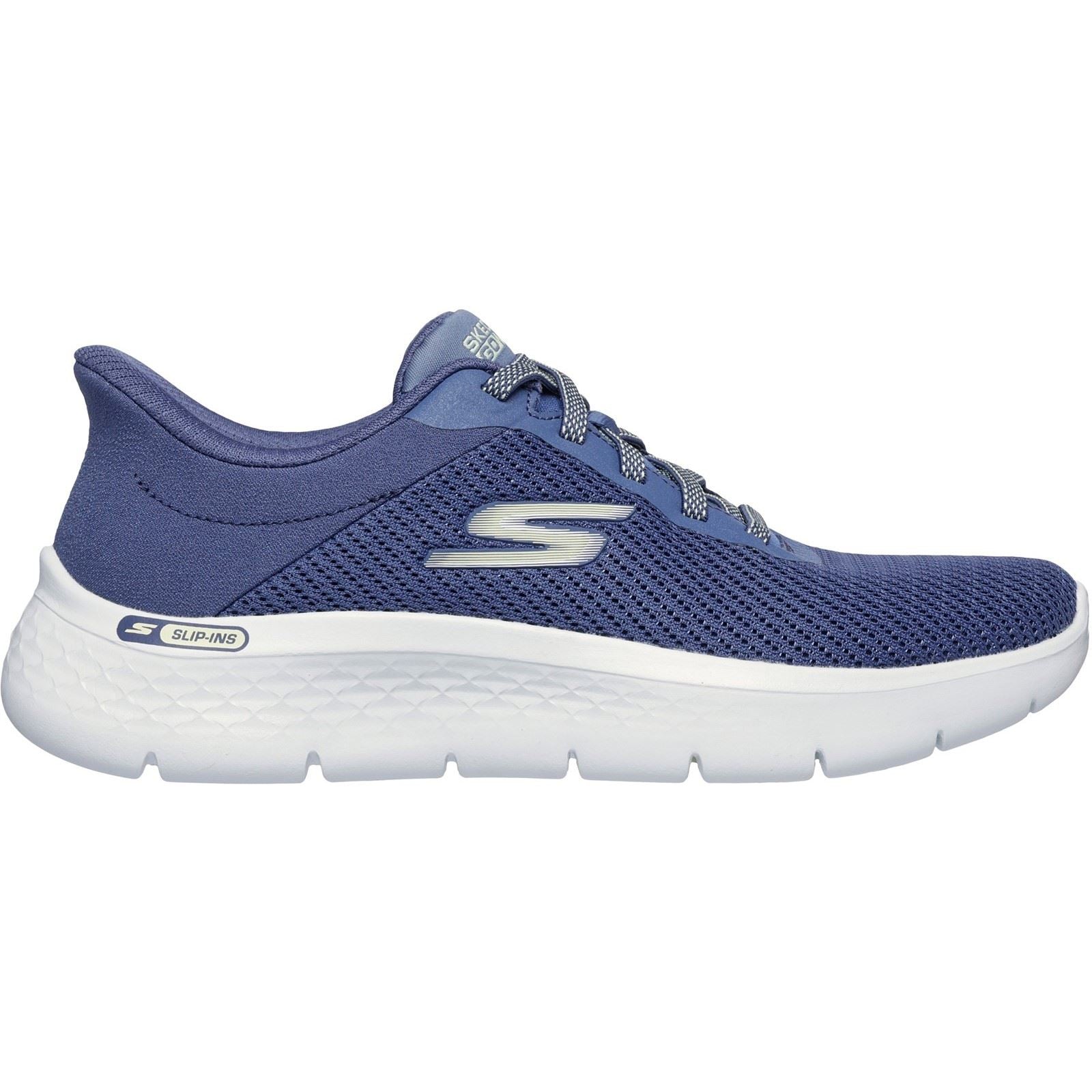 Skechers Go Walk Flex Textile Women's Blue/Green Trainers