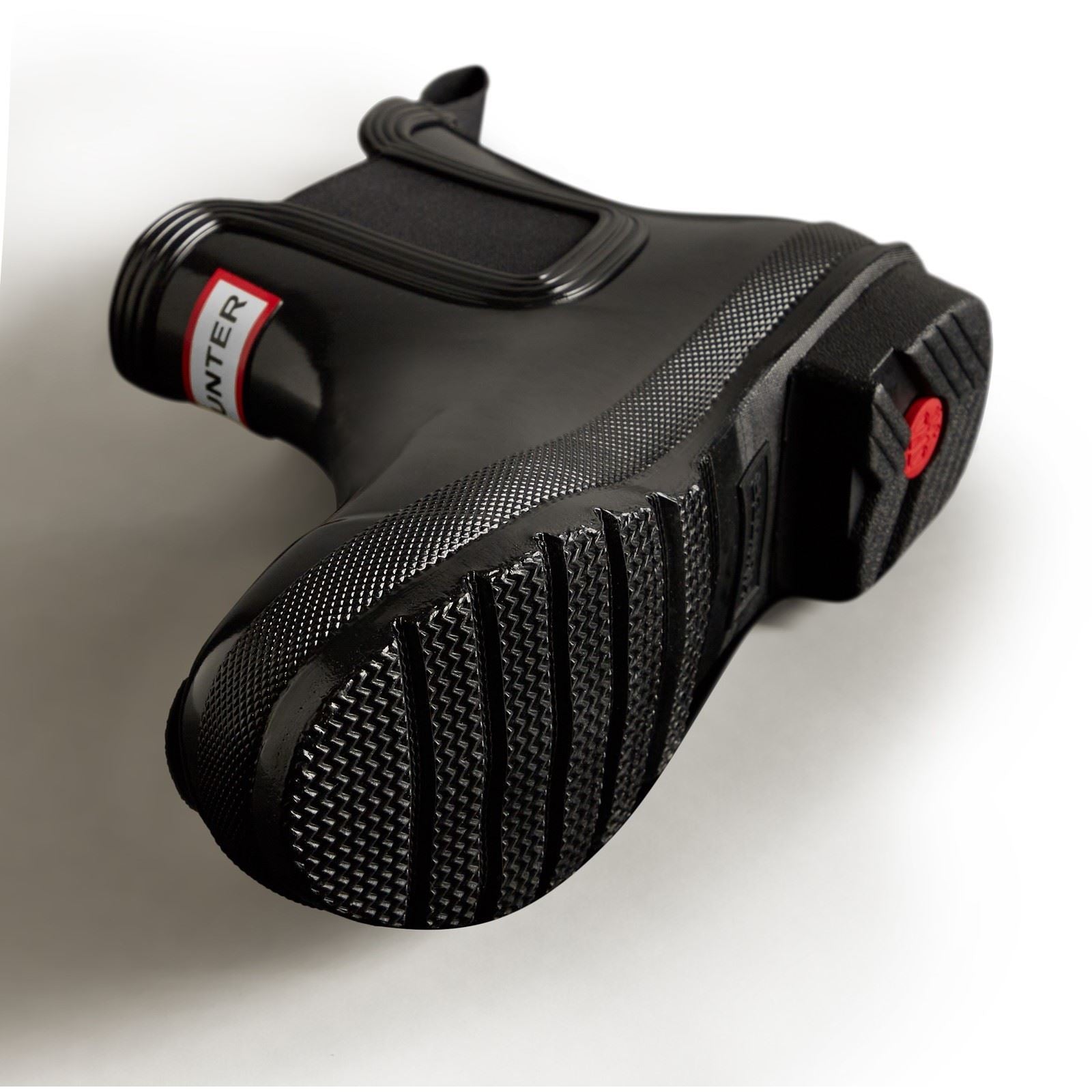 Hunter Original Chelsea Gloss Rubber Women's Black Wellington Boots