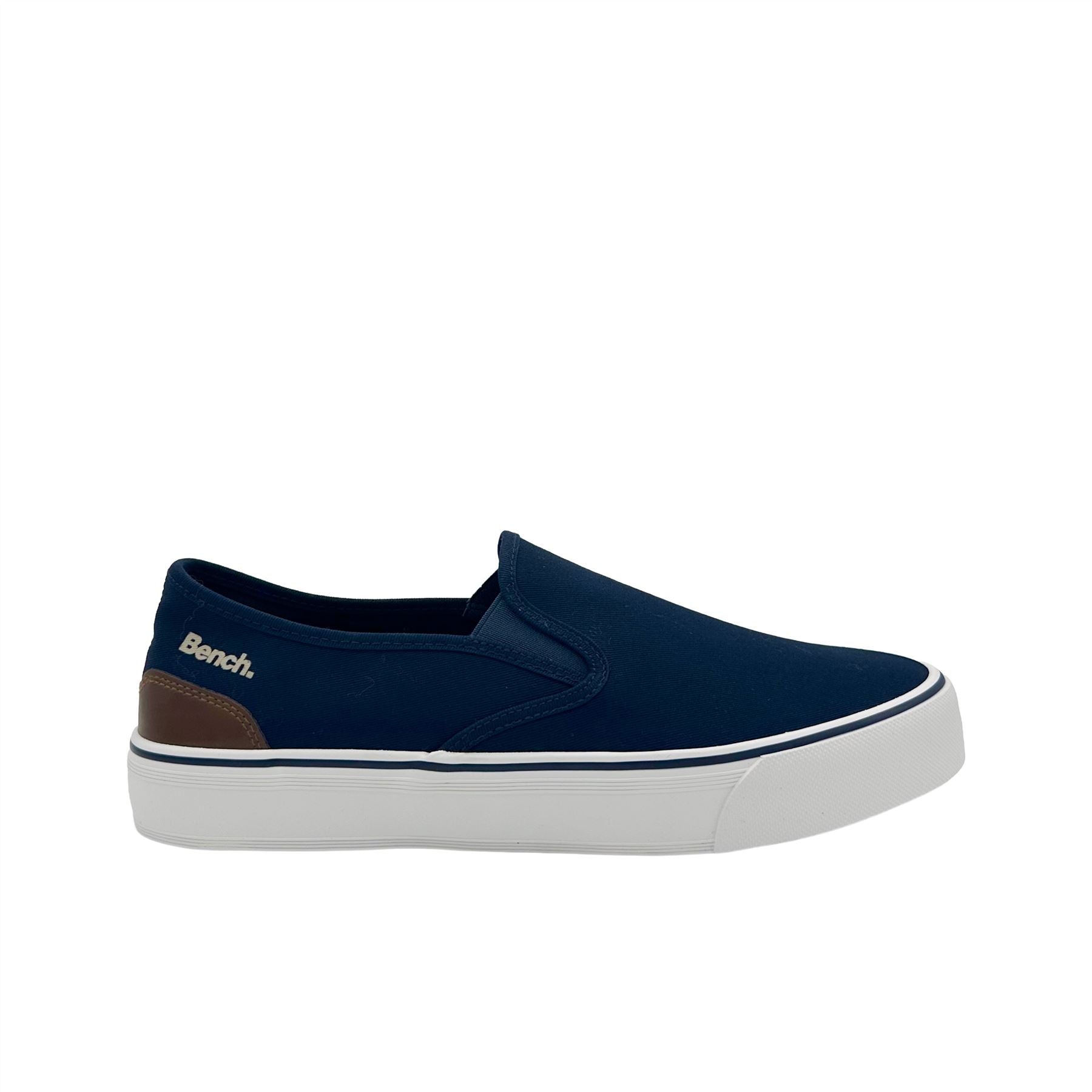 Bench Dalton Canvas Slip On Men's Navy Trainers