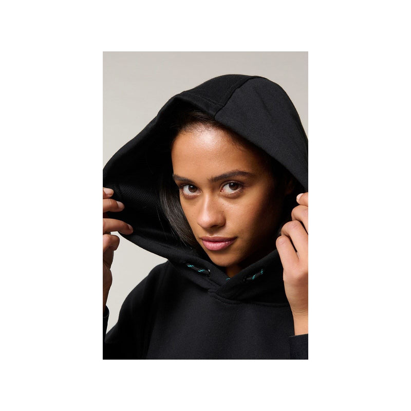Hard Yakka Gladiator Cotton Women's Black Hooded Sweatshirt