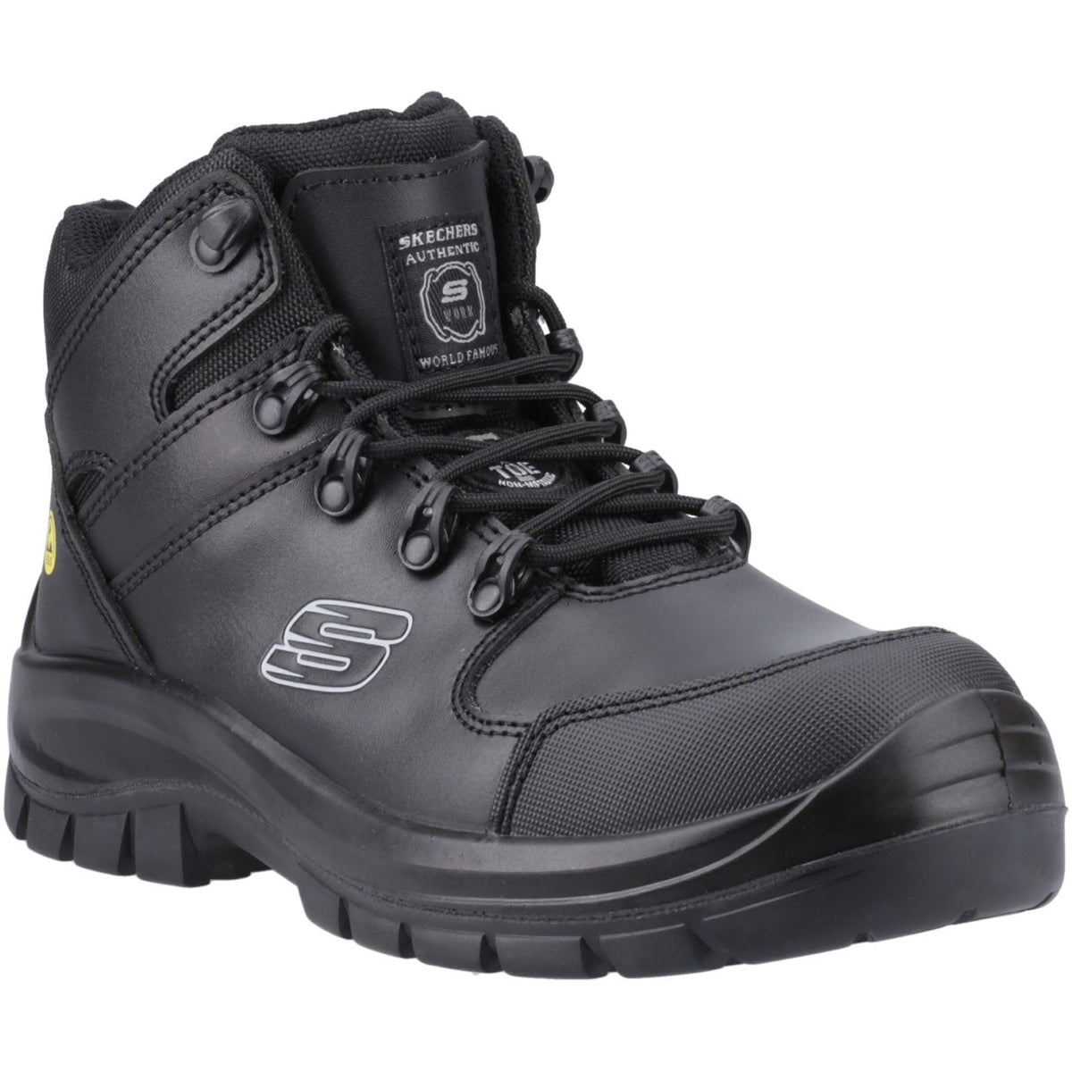 Skechers Workwear Trophus Kilram Leather Men's Black Safety Boots