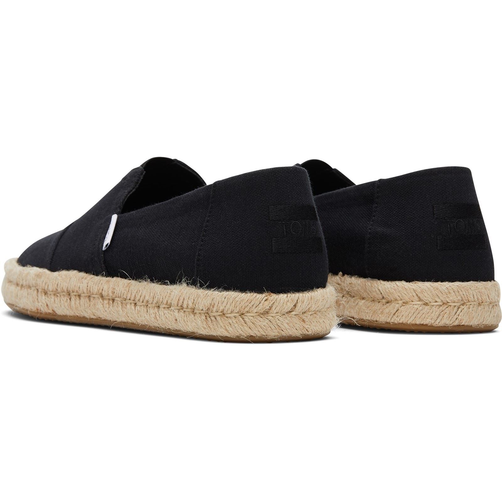TOMS Alpargata Rope 2.0 100% Cotton Men's Black Espadrilles