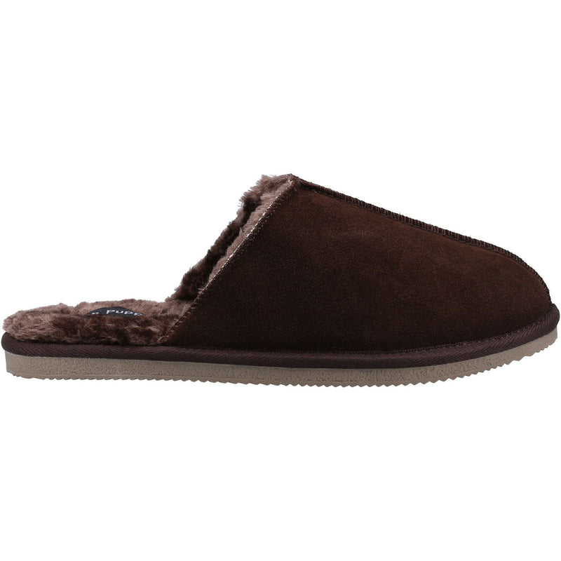 Hush Puppies Coady Suede Men's Brown Slippers
