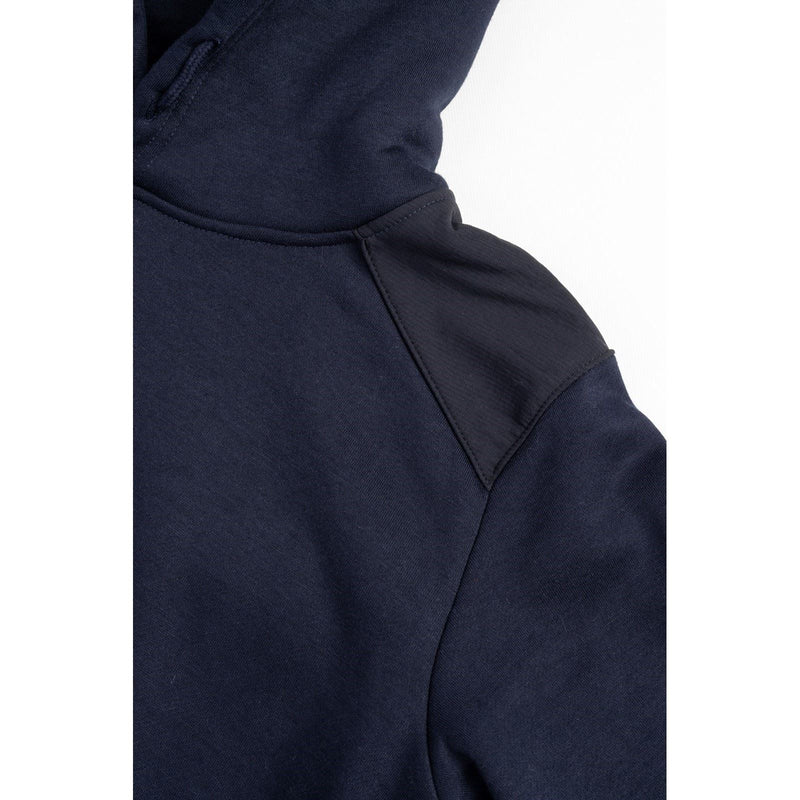 Caterpillar Essentials Synthetic Men's Blue Hooded Sweatshirt