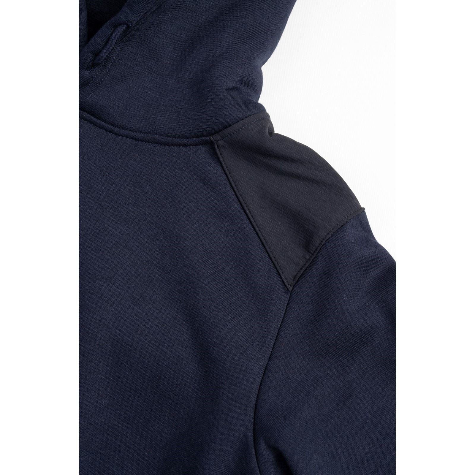 Caterpillar Essentials Synthetic Men's Blue Hooded Sweatshirt