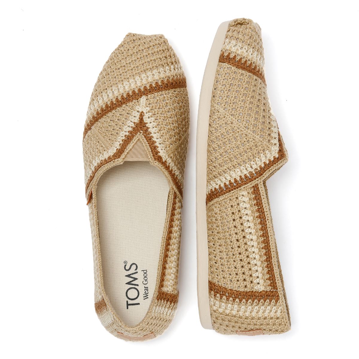 TOMS Alpargata Classic Cotton Women's Dark Beige Espadrilles