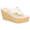 Rocket Dog Diver Nylon Women's Cream Wedges