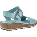 Hush Puppies Ellie Leather Women's Aqua Sandals