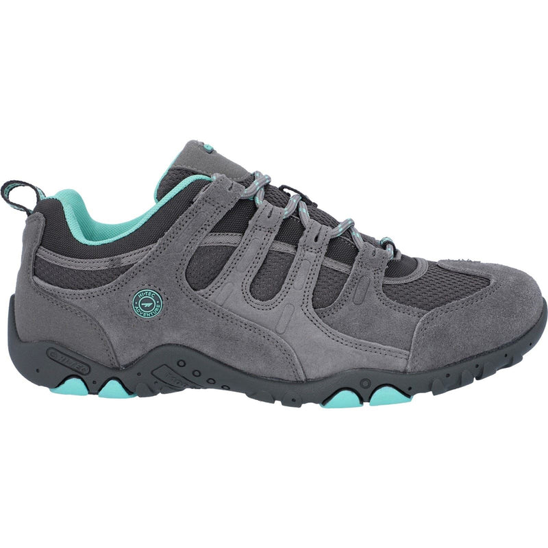 Hi-Tec Quadra II Suede Women's Grey/Mint Hiking Boots