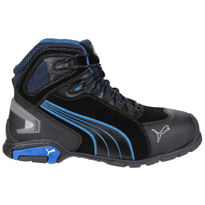 Puma Safety Rio Mid Leather Black Safety Boots