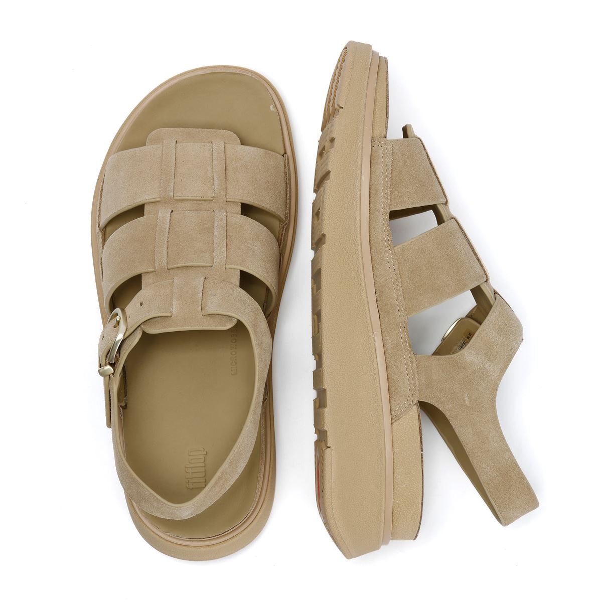 FitFlop GEN-FF Suede Women's Cappuccino Sandals