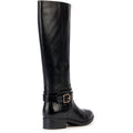 Geox D Felicity Leather Women's Black Boots