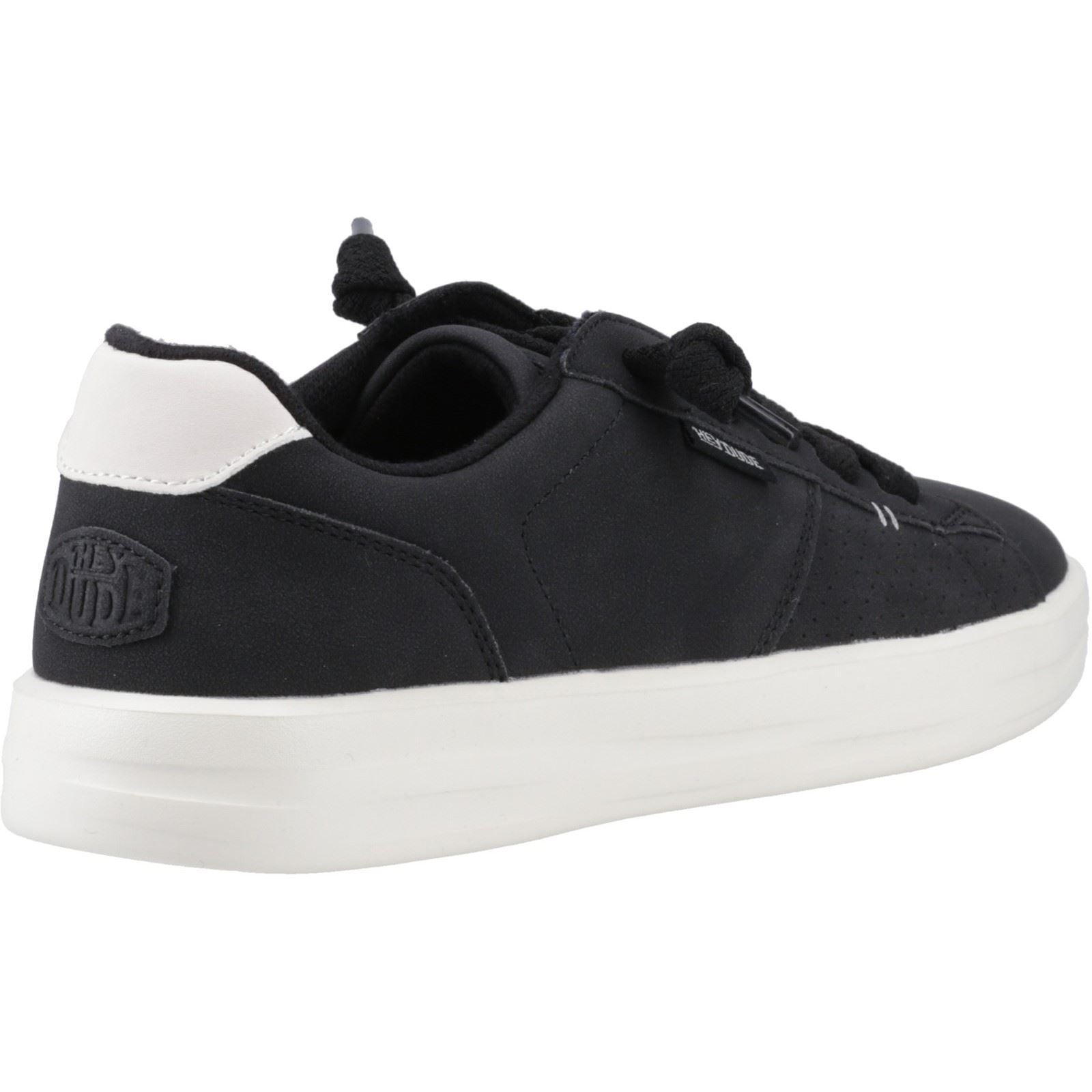 HEYDUDE Karina Duo Classic Synthetic Women's Black Trainers